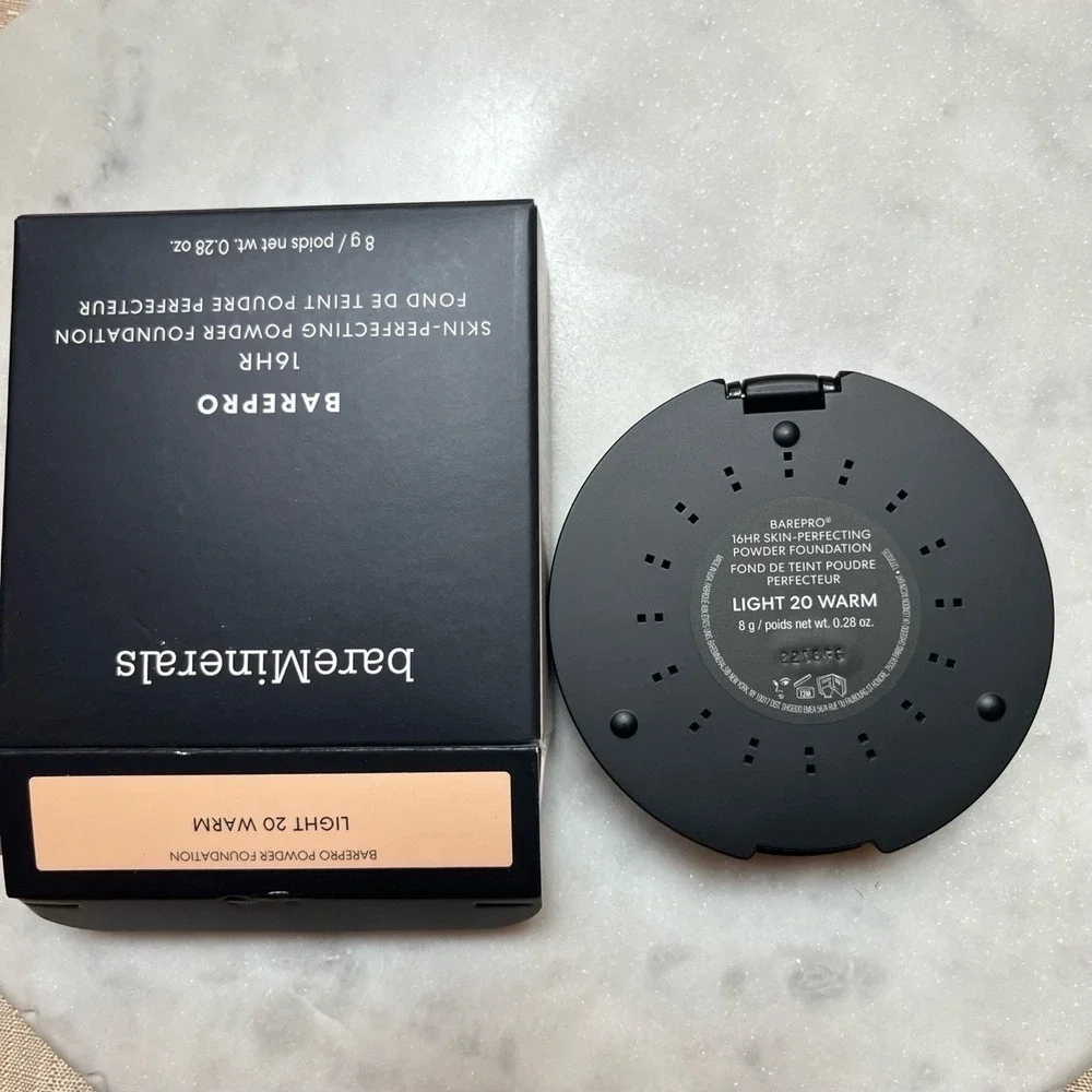 New bareMinerals‎ LIGHT 20 WARM Barepro 16HR Skin-Perfecting Powder Foundation
